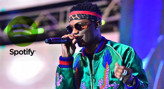 Wizkid Becomes First African Artist To Hit 8 million Monthly Listeners On Spotify 