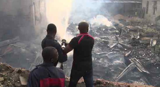 Fire Destroys Shanties, Red Light District In Bayelsa