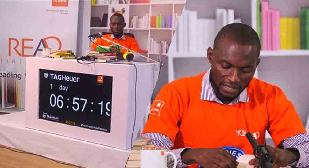 Nigerian Bayode Breaks Guinness Record In ‘Longest Marathon Reading Aloud’