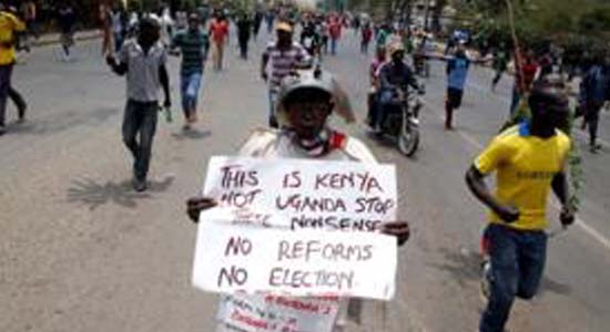 Kenya street protest
