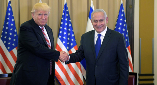 US President, Donald Trump and Israeli Prime Minister Benjamin Netanyahu