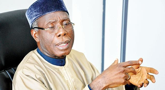 Minister of Agriculture and Rural Development, Chief Audu Ogbeh