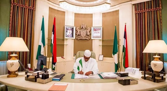 President Buhari Resumes Work