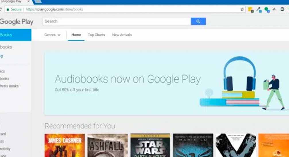 Google Audiobooks Now On App Stores