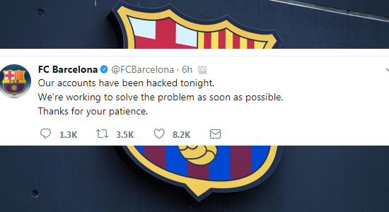 Barcelona’s Twitter Account Hacked As Club 'Announce' Signing Of Angel Di Maria