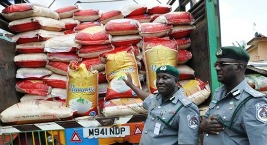 Border Closure: Customs Officials Raid Mubi Market, Seize Foreign Rice