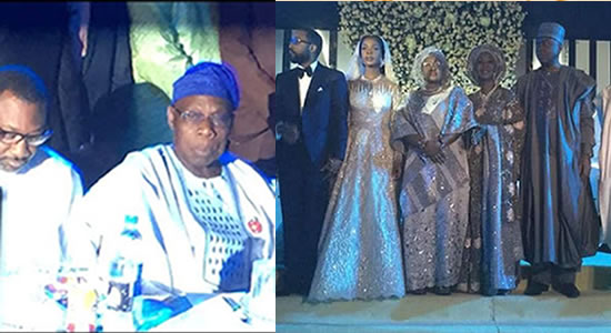 Obasanjo, Otedola, Patience At  Lavish Wedding Of Bukola Saraki's Daughter